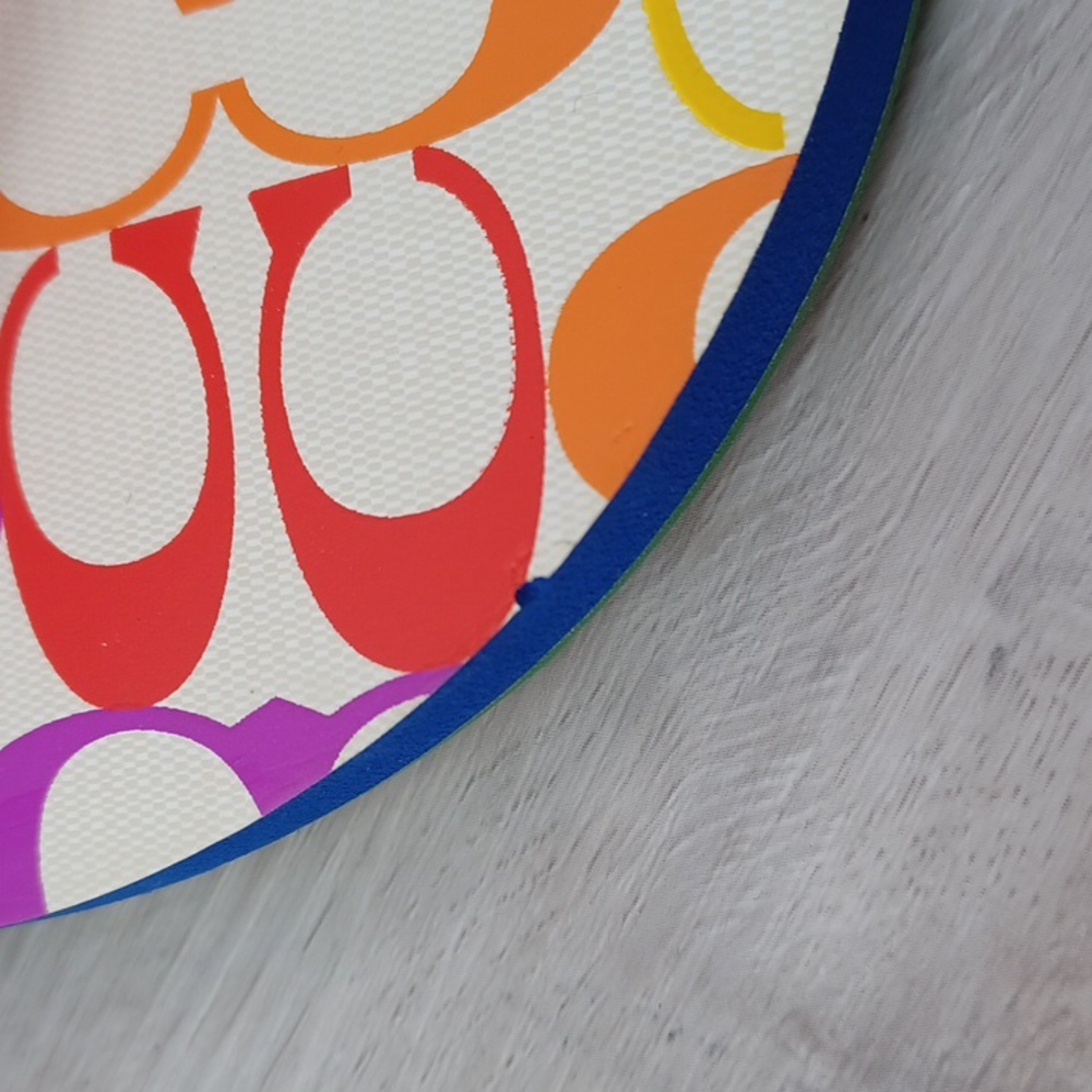 Coach Signature Rainbow Pride Flip Flops NWOT - Picture 6 of 8